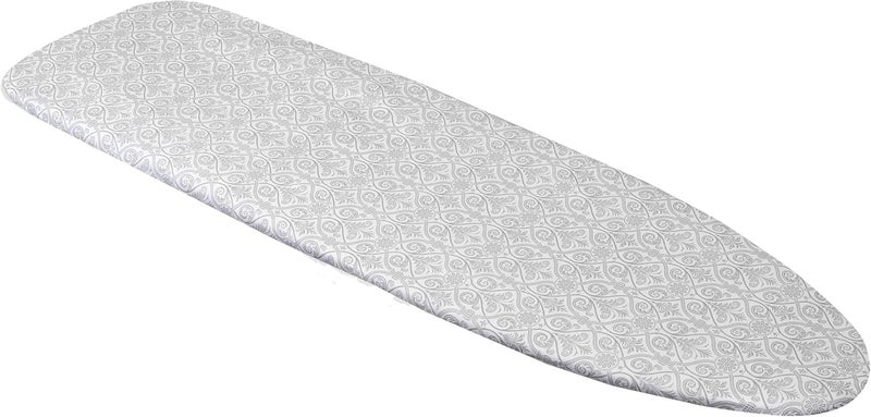 westex Intricate Heavy Duty Ironing Board Cover and Pad, Thick 3-Layer Stain Resistant Padding, Elasticized Skirt, Click-to-Close Fastener, 15 x 54 Inch (Board NOT Included, Cover ONLY) - Image 1